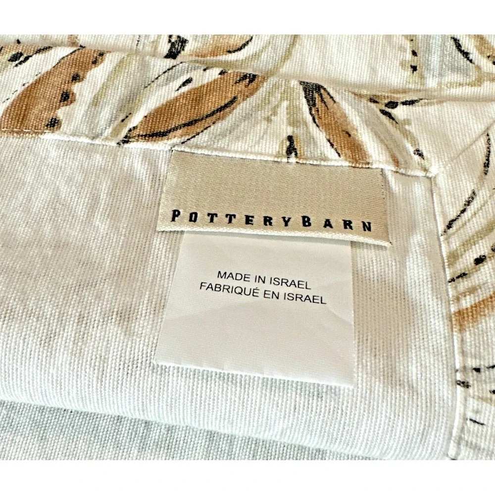 Pottery Barn Set Of Four Jolie 2014 Paisley Floral Napkins One Size Cotton‎ Y2K